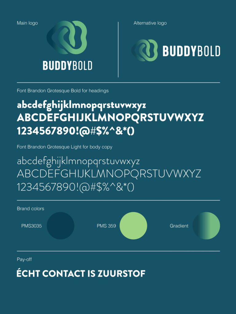 BuddyBold Identity - Featuring Design Amsterdam